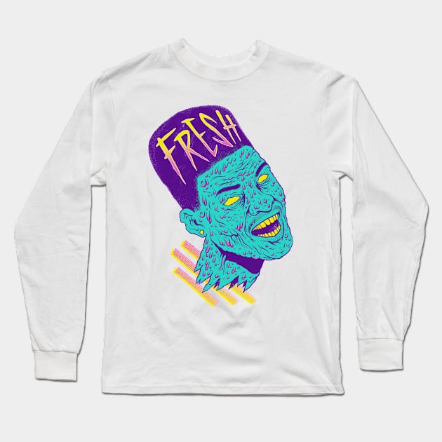 Fresh Brains of Bel-Air Long Sleeve T-Shirt by Morkki